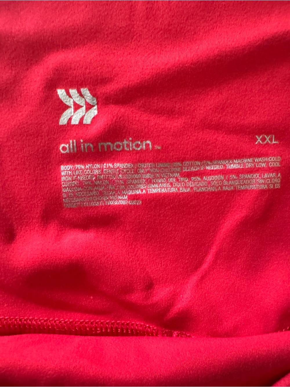 Red biker shorts size xxl new - Picture 3 of 4